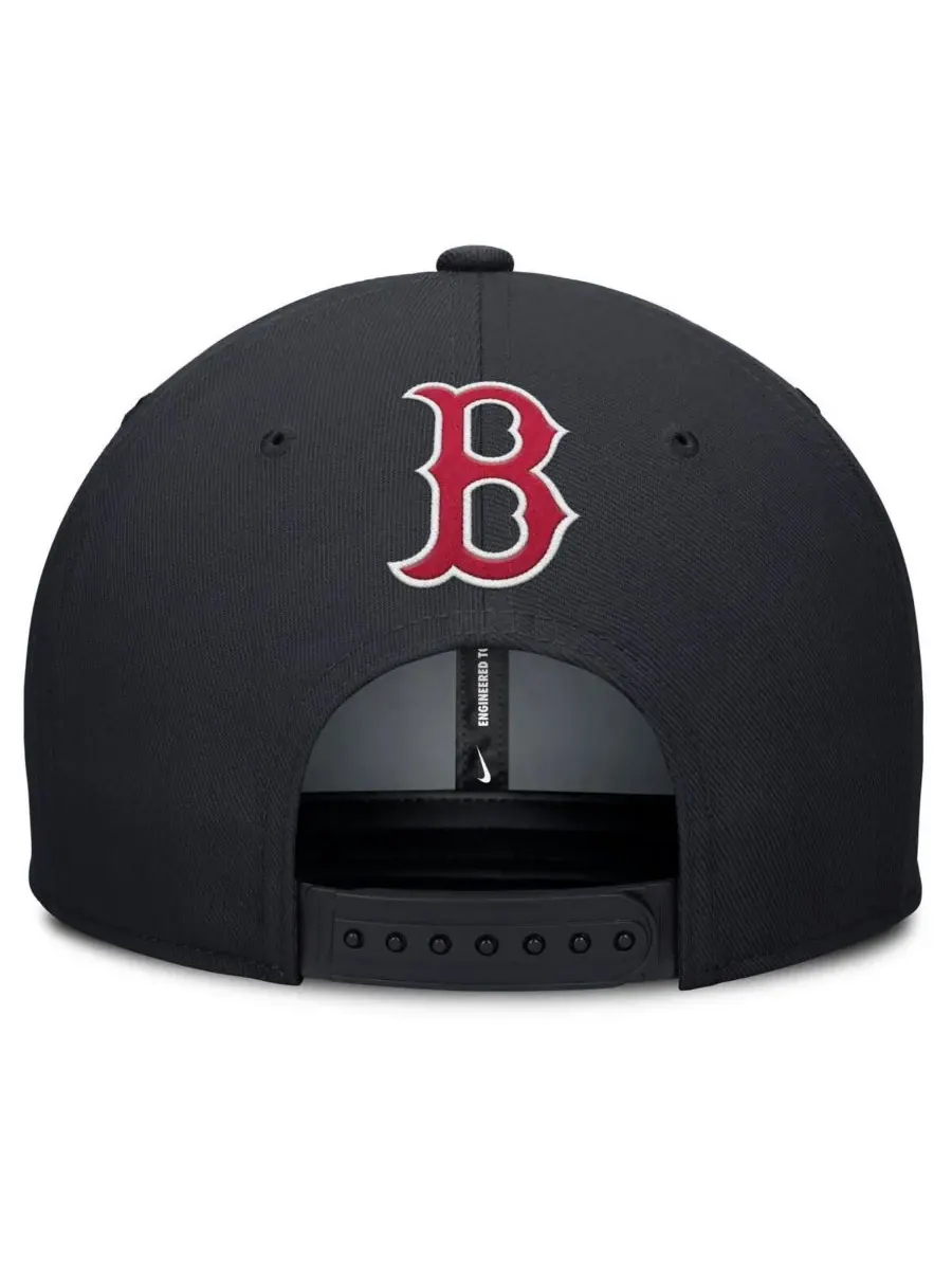 Nike Мужская серо-синяя бейсболка Boston Red Sox Pro Performance с регулируемой застежкой — изображение 2 из 4