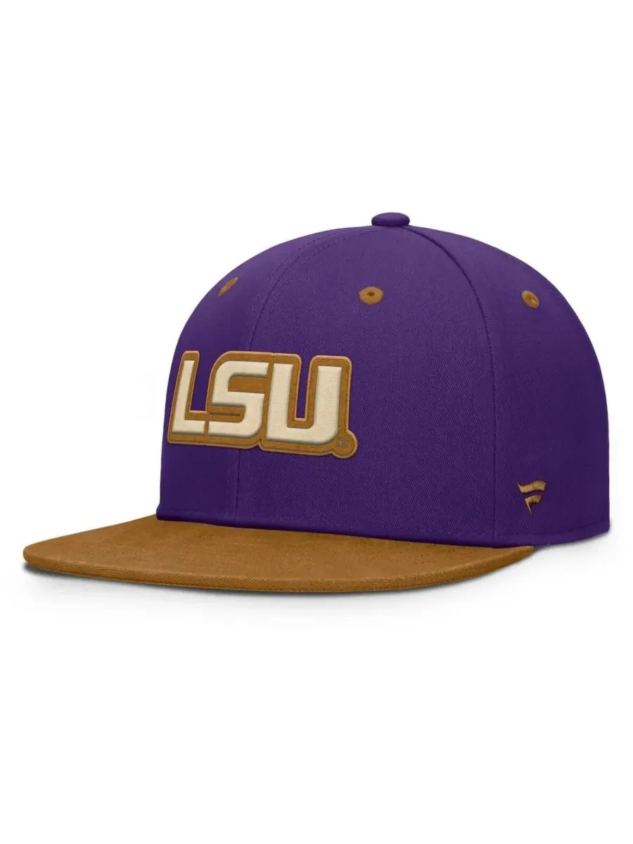 Fanatics Мужская кепка Noboa с логотипом LSU Tigers — изображение 1 из 4, фиолетовый коричневый