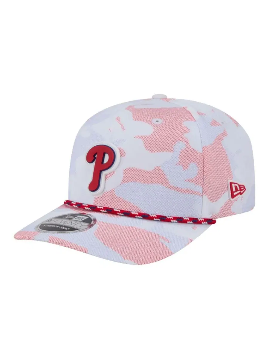 Кепка с принтом Camo Rope 9SEVENTY New Era — изображение 1 из 5, белый