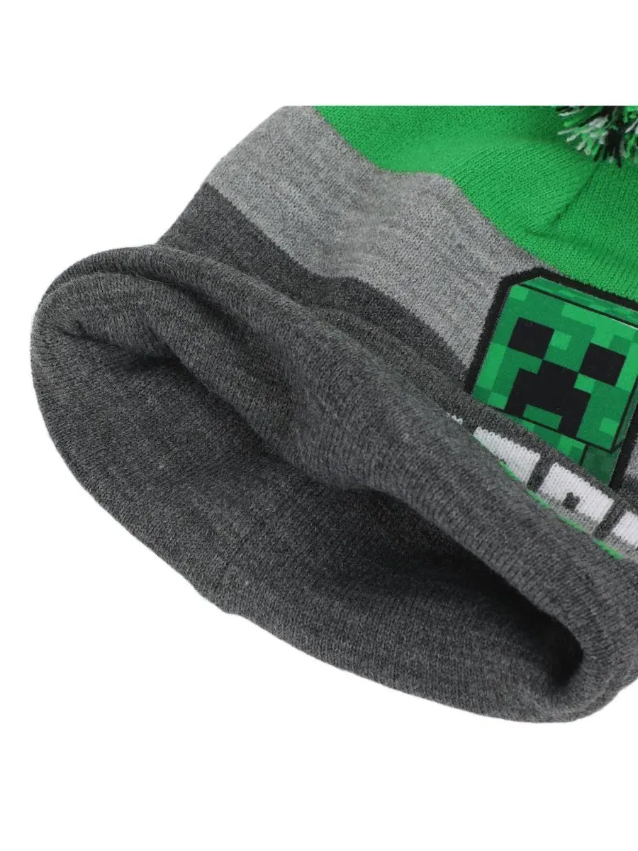 Комплект из шапки и перчаток для мальчика Minecraft — изображение 2 из 5, мульти