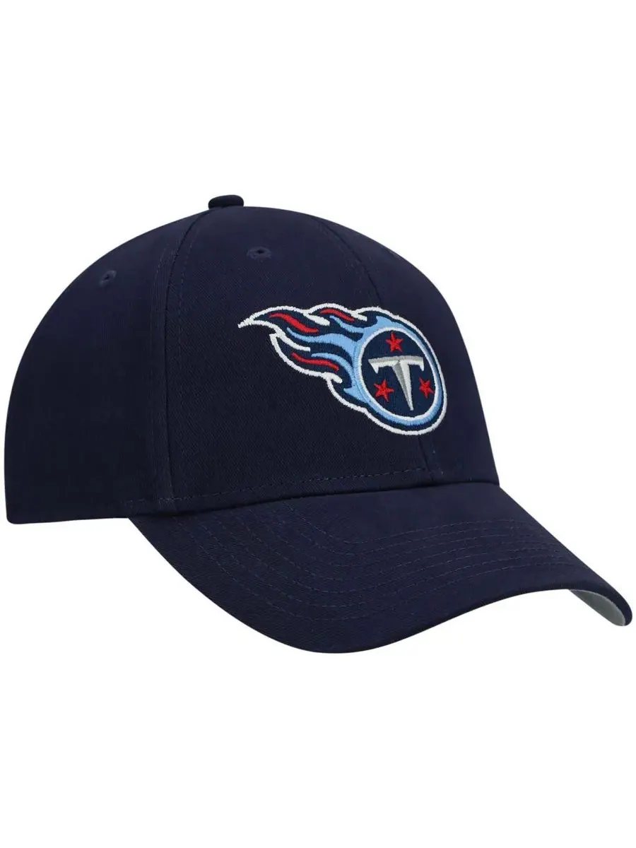 '47 Brand Детская темно-синяя бейсболка Tennessee Titans Basic MVP с регулируемым креплением — изображение 3 из 4