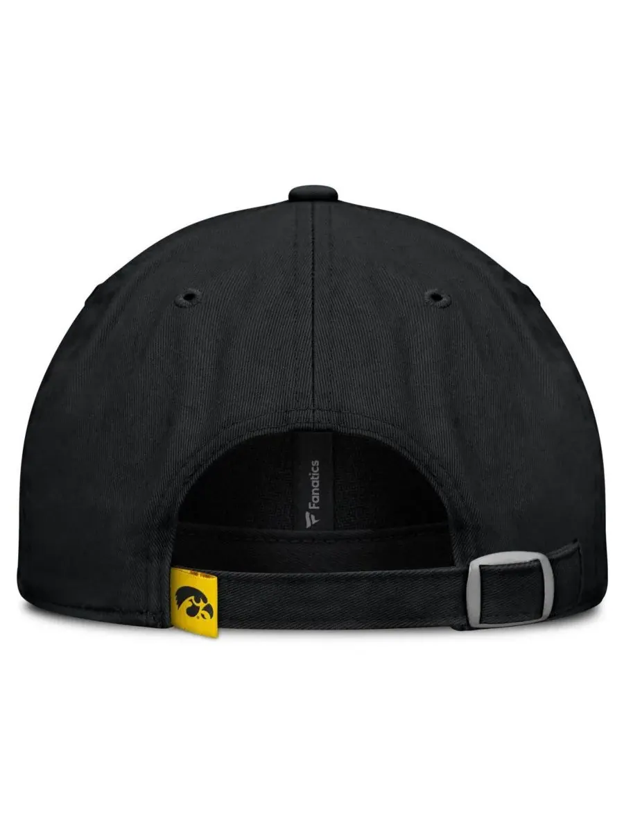 Fanatics Женская черная регулируемая кепка Iowa Hawkeyes Candid — изображение 4 из 4, черный