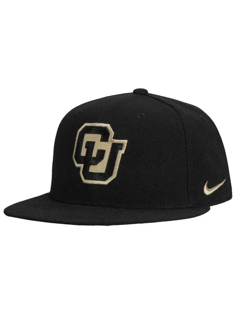 Nike Мужская черная кепка Colorado Buffaloes Prime Pro с плоским козырьком — изображение 3 из 3, черный