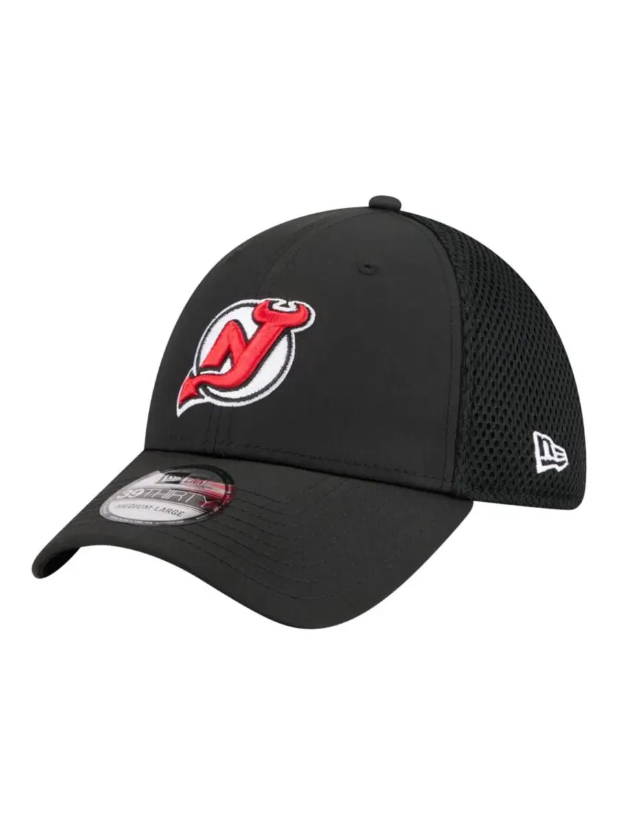 Бейсболка New Jersey Devils с вышитым логотипом New Era — изображение 1 из 5, черный