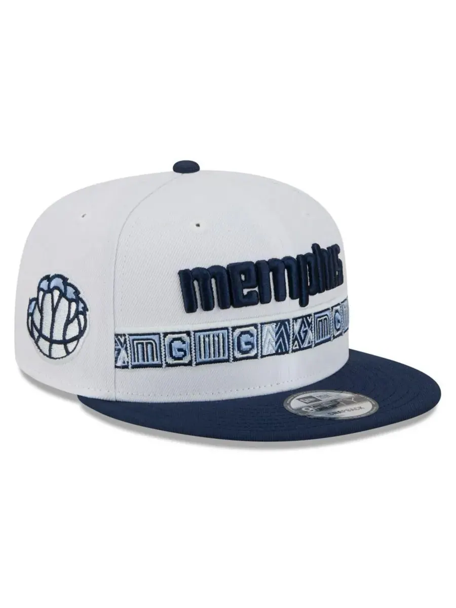 New Era Мужская светло-голубая/темно-синяя кепка-снепбек Memphis Grizzlies 2025/26 City Edition — изображение 1 из 3