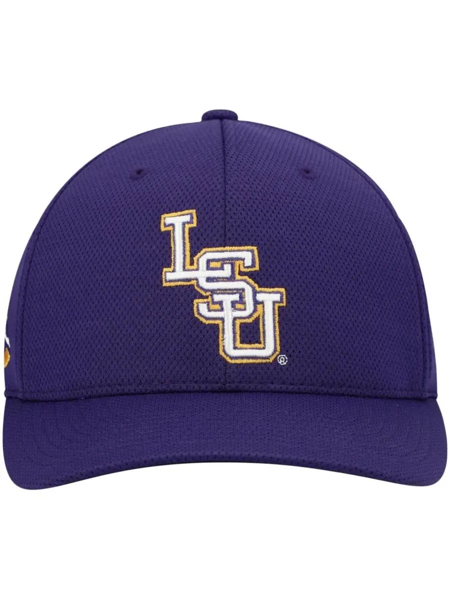 Top of the World Мужская фиолетовая кепка LSU Tigers Reflex Logo Flex Hat — изображение 2 из 4, фиолетовый