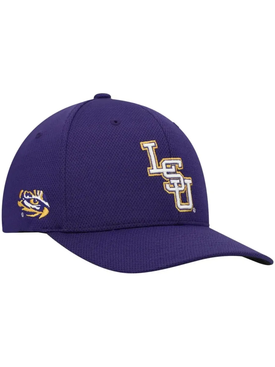 Top of the World Мужская фиолетовая кепка LSU Tigers Reflex Logo Flex Hat — изображение 3 из 4, фиолетовый