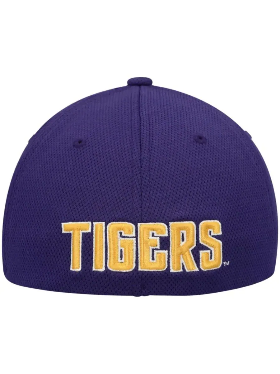 Top of the World Мужская фиолетовая кепка LSU Tigers Reflex Logo Flex Hat — изображение 4 из 4, фиолетовый