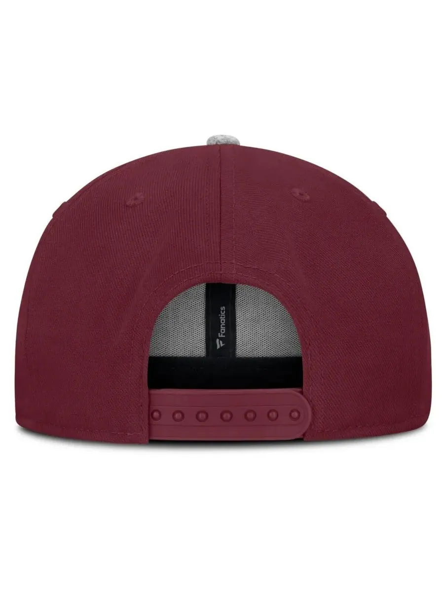 Fanatics Мужская бордовая кепка Minnesota Golden Gophers Loden Snapback — изображение 2 из 4, серый