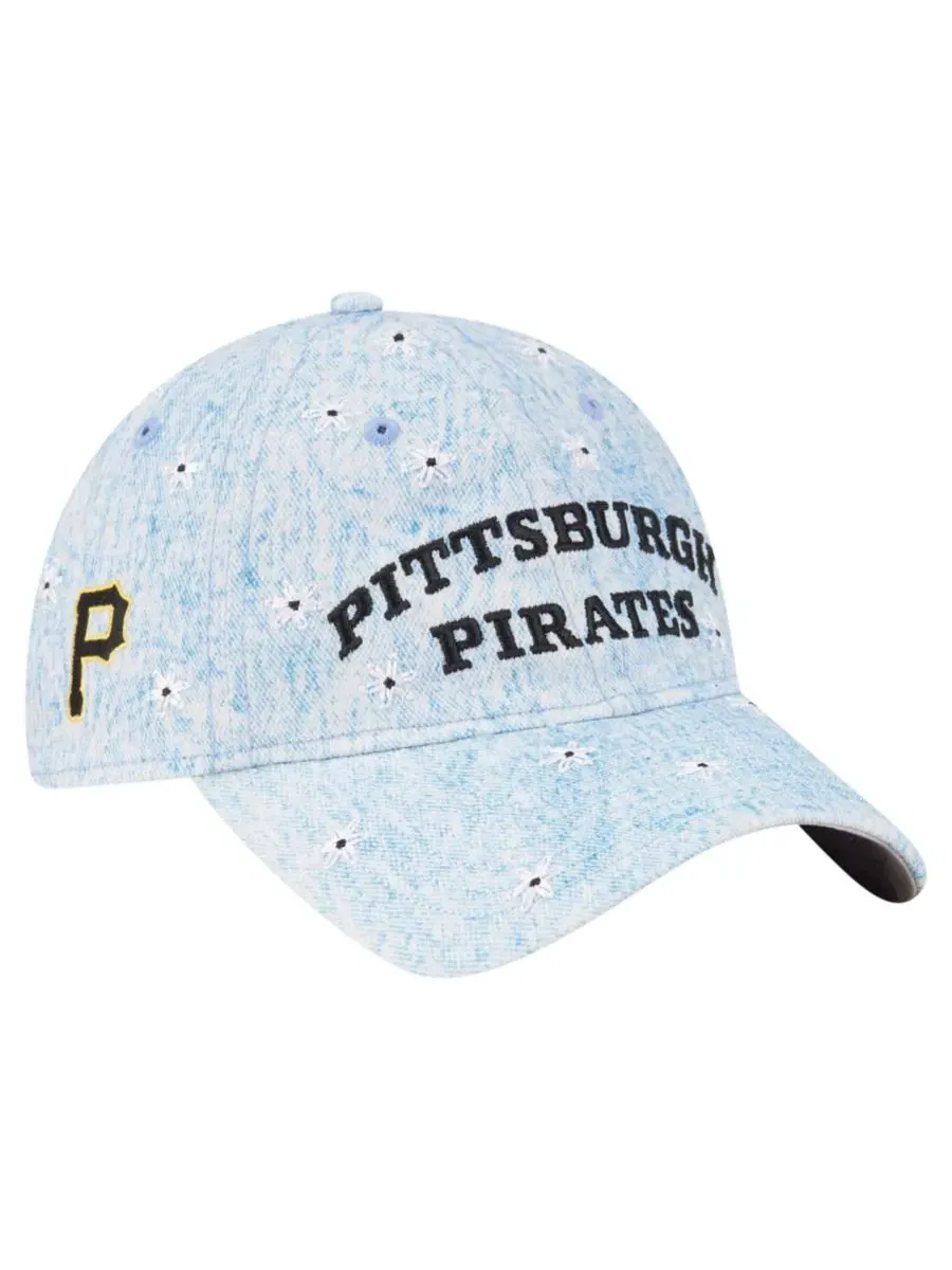 Кепка New Era Pittsburgh Pirates Daisy All Over 9TWENTY — изображение 1 из 5, светлый синий