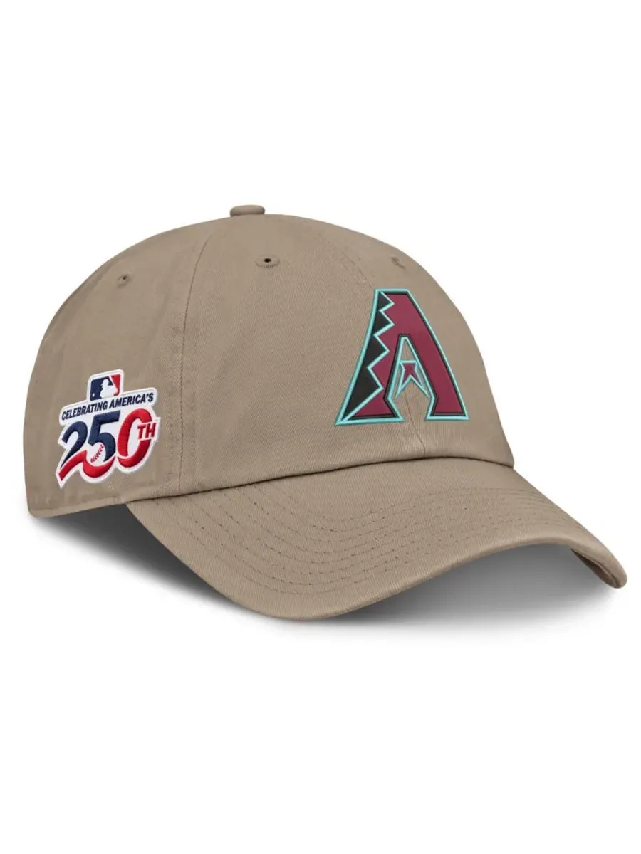 Бейсболка Nike с вышитым логотипом Arizona Diamondbacks — изображение 1 из 4, хаки