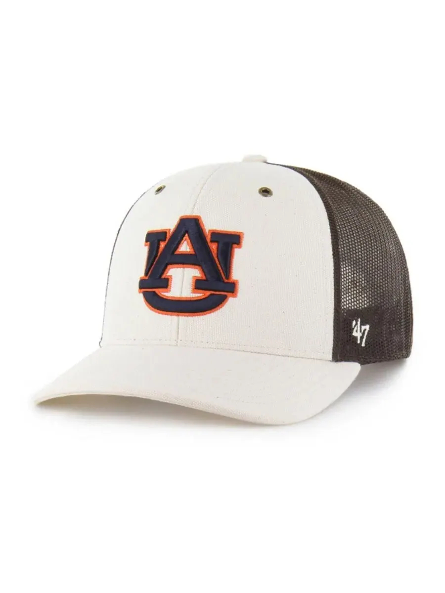 Бейсболка-тракер с изогнутым козырьком, Auburn Tigers Carhartt x '47 — коричневый