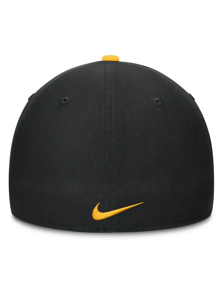 Nike Мужская золотисто-черная бейсболка Iowa Hawkeyes 2025 Sideline Rise Local Performance Flex Hat — изображение 4 из 4