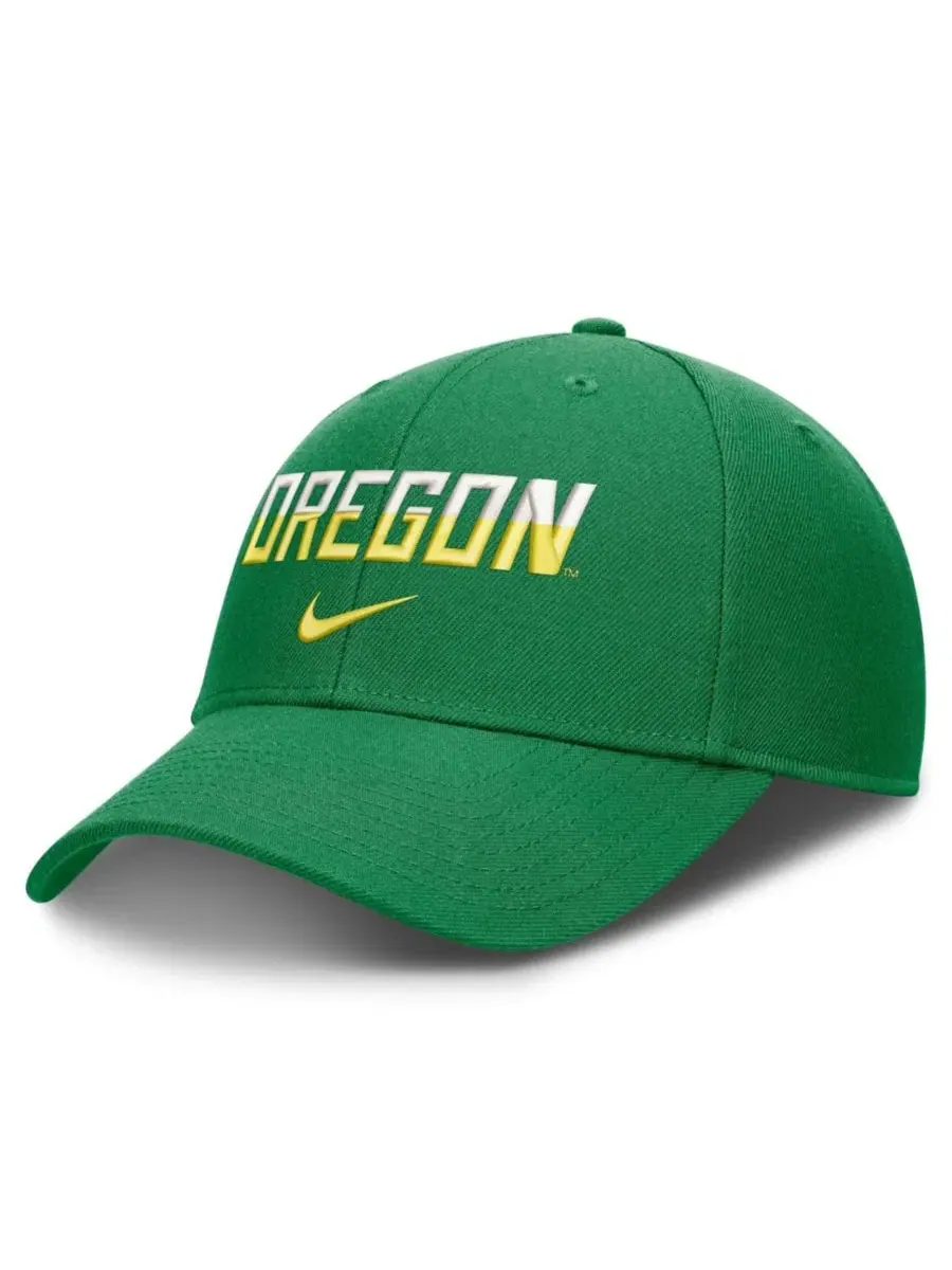 Кепка с вышивкой Oregon Ducks Nike — изображение 1 из 4, зеленый