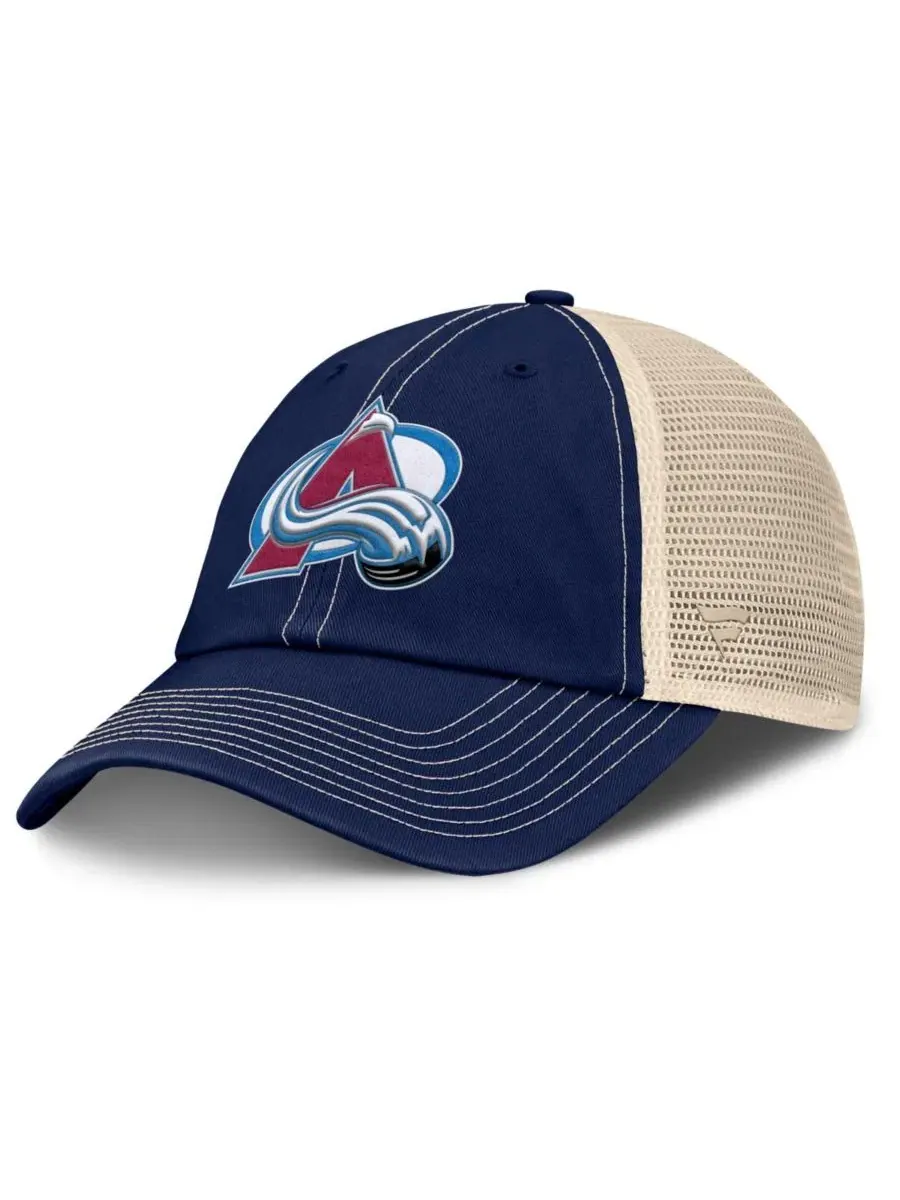 Кепка-тракер с вышивкой Colorado Avalanche Fanatics — изображение 1 из 4, темно-синий натуральный