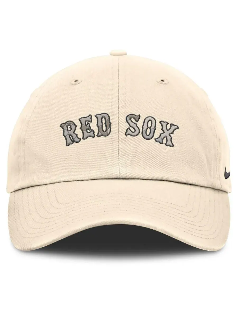 Nike Мужская регулируемая кепка Boston Red Sox в камуфляжной расцветке "Natural Boston Red Sox Camo — изображение 2 из 4