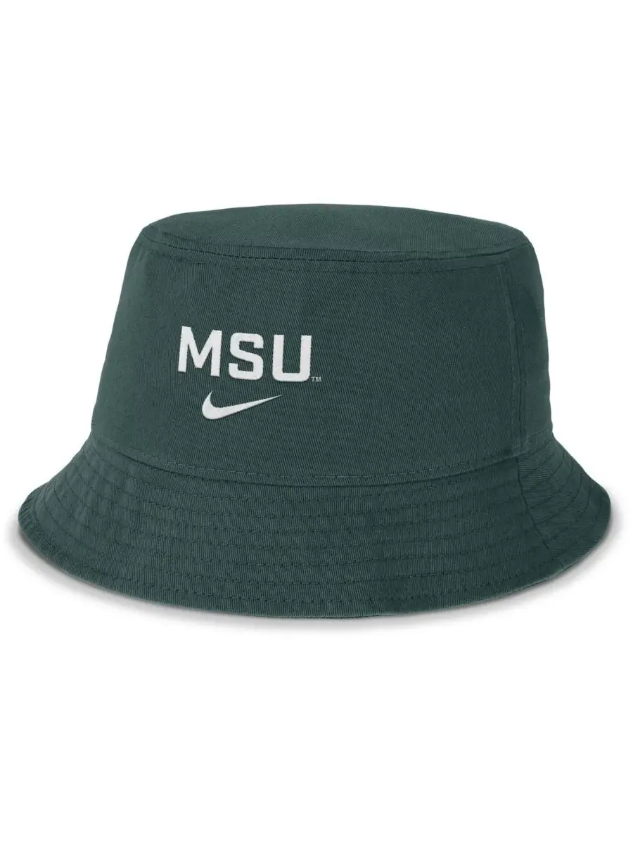 Nike Мужская зеленая панама Michigan State Spartans Apex Primetime — изображение 1 из 2, зеленый