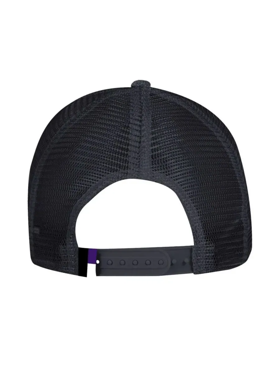 Under Armour Мужская черная регулируемая кепка-тракер Northwestern Wildcats 2024 Sideline Blitzing — изображение 2 из 2