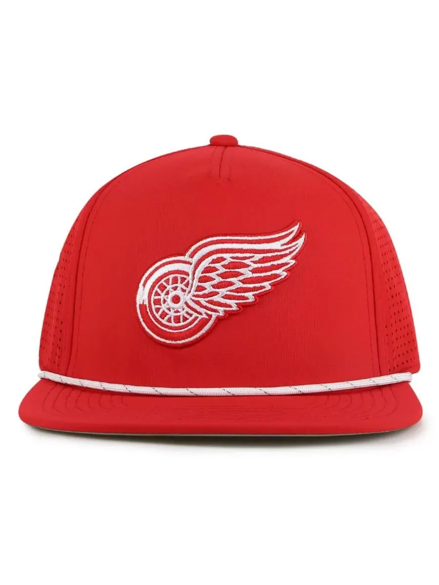 American Needle Мужская красная регулируемая кепка Detroit Red Wings Buxton Pro Tech — изображение 1 из 3, красный