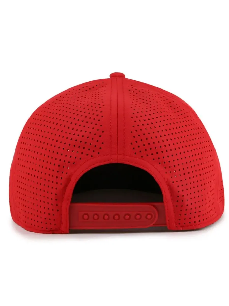 American Needle Мужская красная регулируемая кепка Detroit Red Wings Buxton Pro Tech — изображение 2 из 3, красный