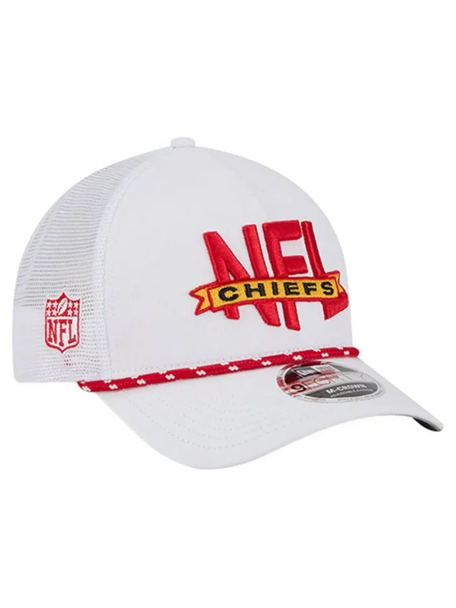 Кепка-тракер с вышивкой Kansas City Chiefs New Era — изображение 1 из 5, белый