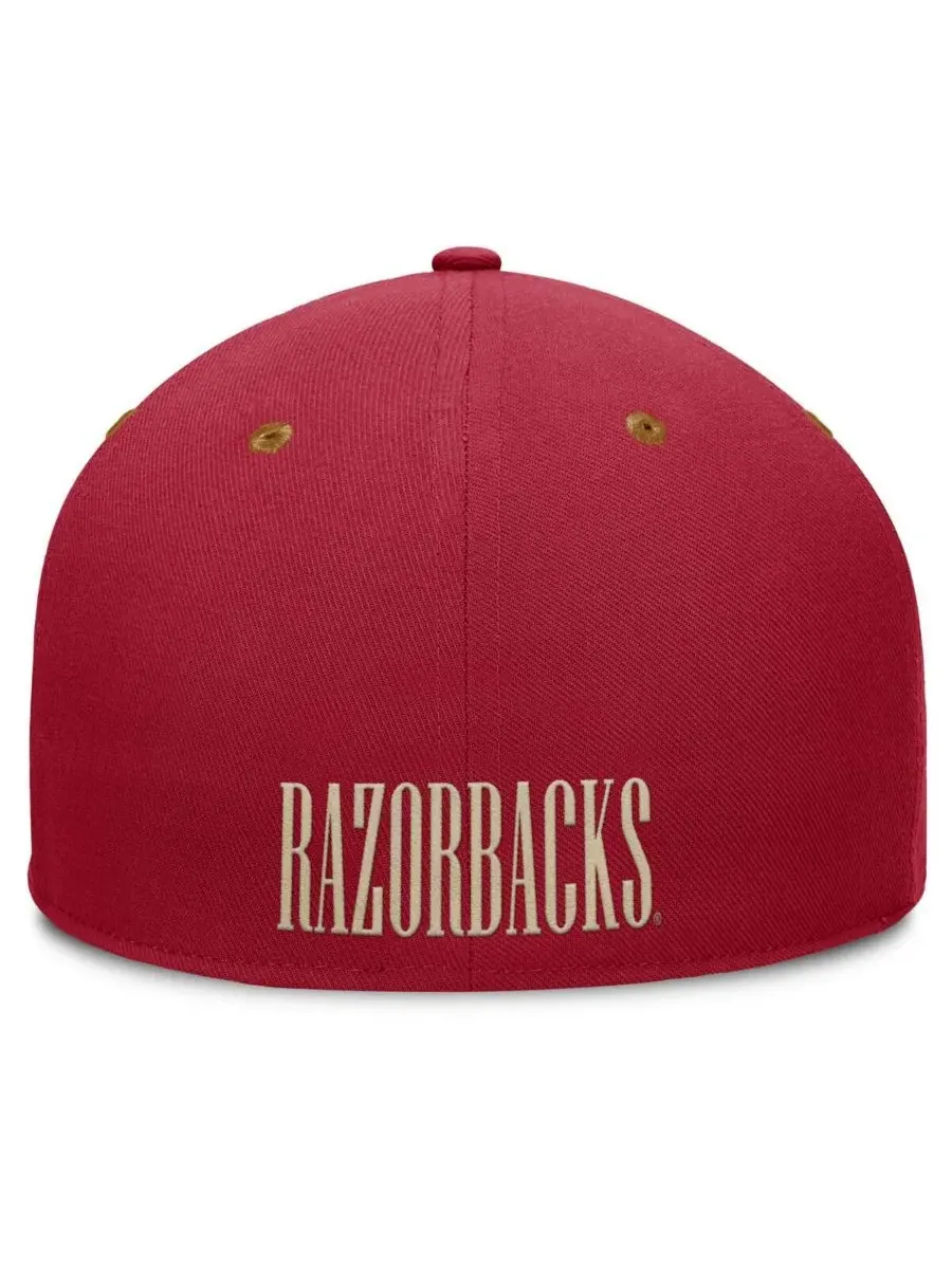 Fanatics Мужская бейсболка Arkansas Razorbacks цвета «кардинально-коричневый» (Cardinal/Brown) с — изображение 4 из 4