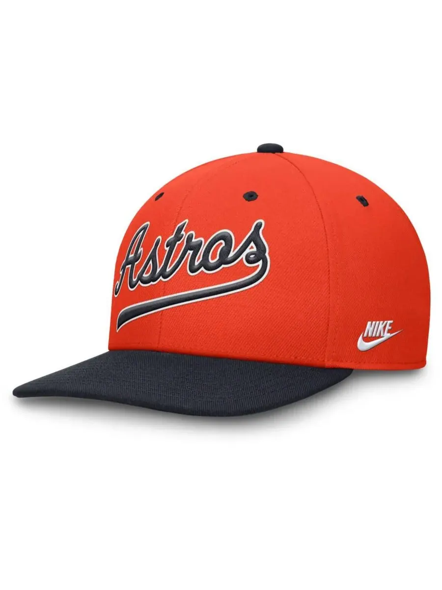 Nike Мужская бейсболка Houston Astros Cooperstown Collection Pro Performance Snapback — изображение 3 из 4