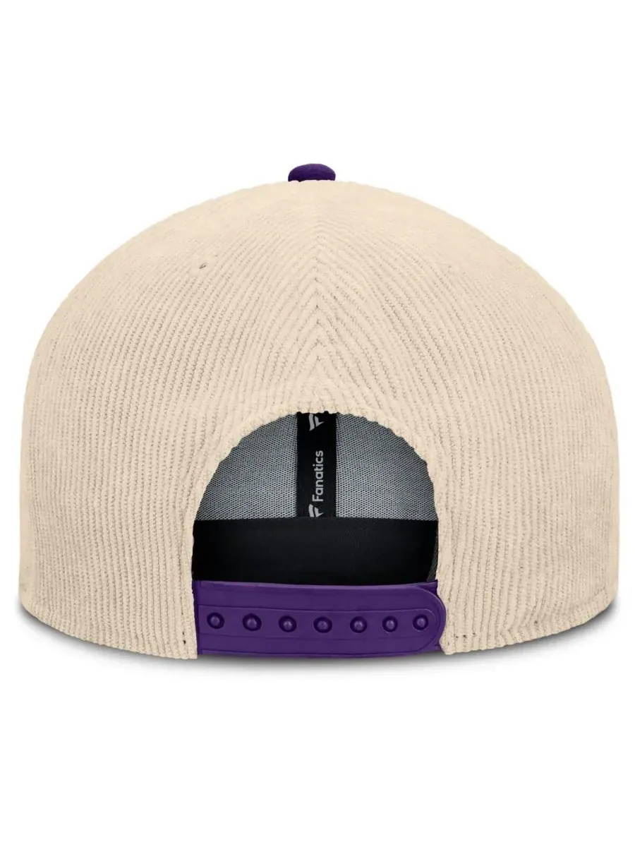 Fanatics Мужская бежевая бейсболка LSU Tigers Catcher Snapback — изображение 4 из 4, бежевый