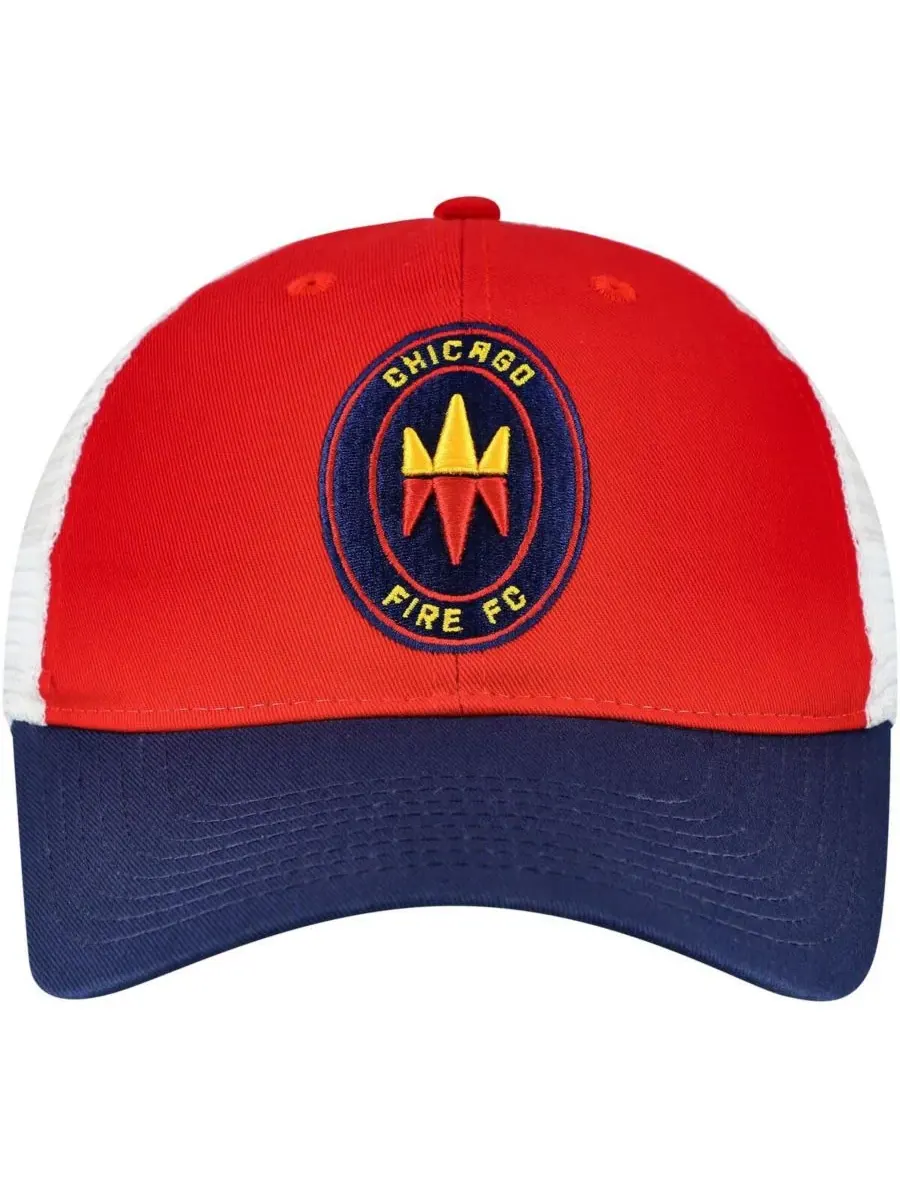 Fanatics Мужская регулируемая кепка Chicago Fire в красно-синем цвете "Американа" — изображение 2 из 4, красный темно-синий