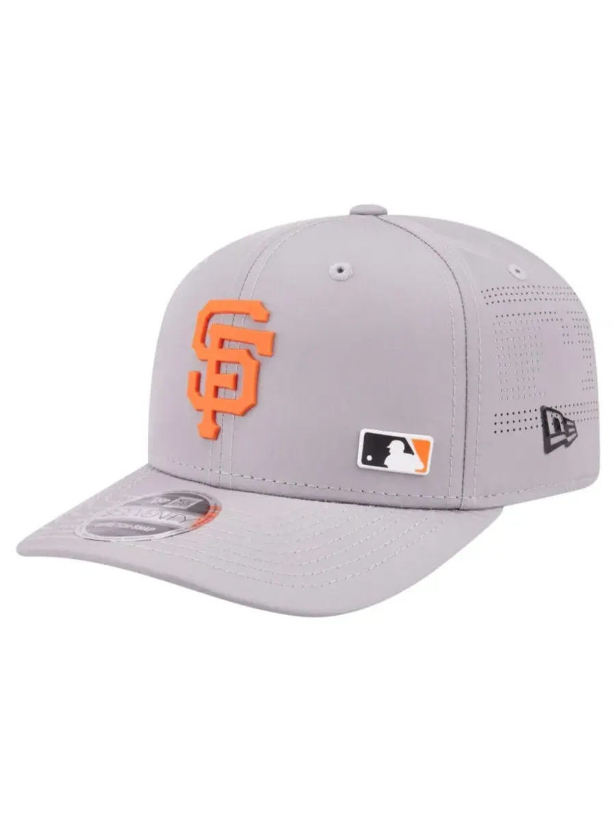 Бейсболка San Francisco Giants 9SEVENTY с лазерной перфорацией New Era — изображение 1 из 5, серый