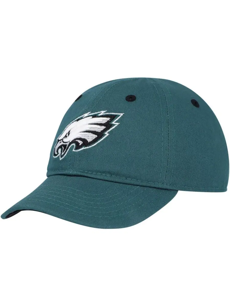 Кепка с изогнутым козырьком Philadelphia Eagles Team Slouch Flex Outerstuff — изображение 1 из 4, зеленый
