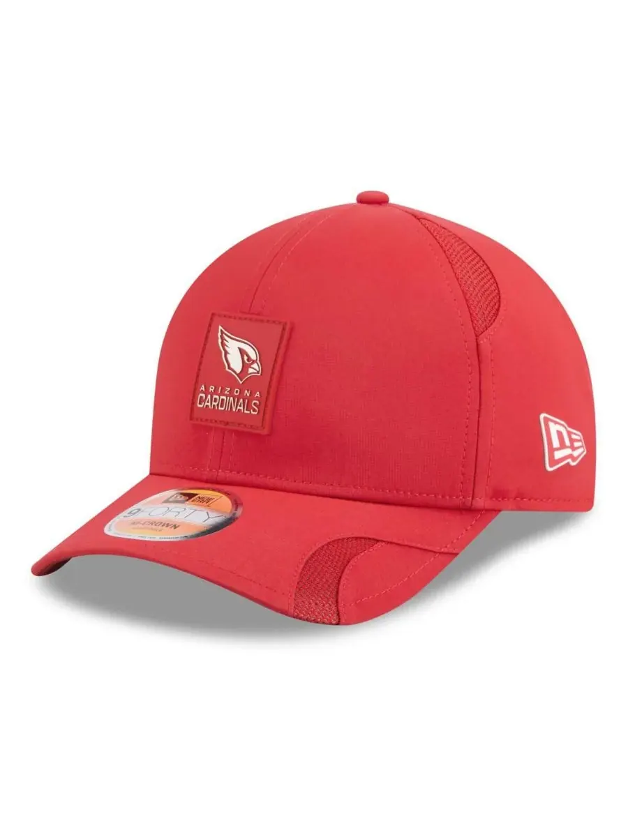 Детская бейсболка Big Boys and Girls Cardinal Arizona Cardinals 2025 Sideline 9FORTY с регулируемой