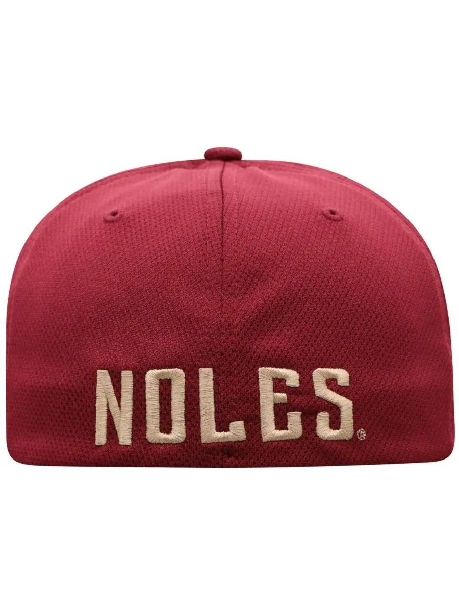 Мужская кепка Garnet Florida State Seminoles Reflex 2.0 Flex Fit Top of the World — изображение 2 из 4, гранат