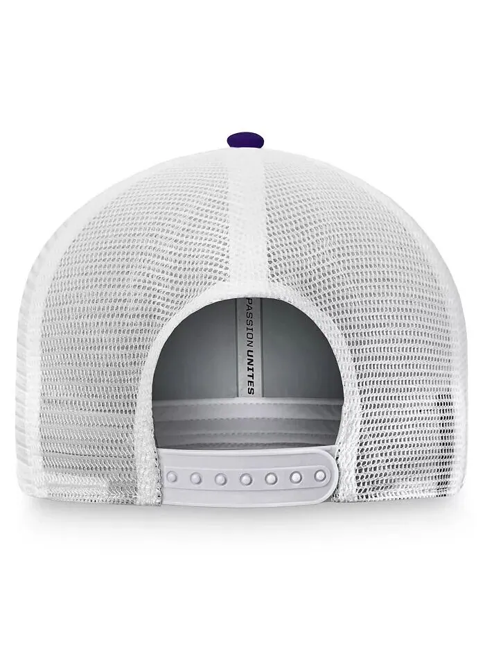 Мужская фиолетово-белая кепка Kansas State Wildcats Breakout Trucker Snapback Top Of The World — изображение 3 из 3