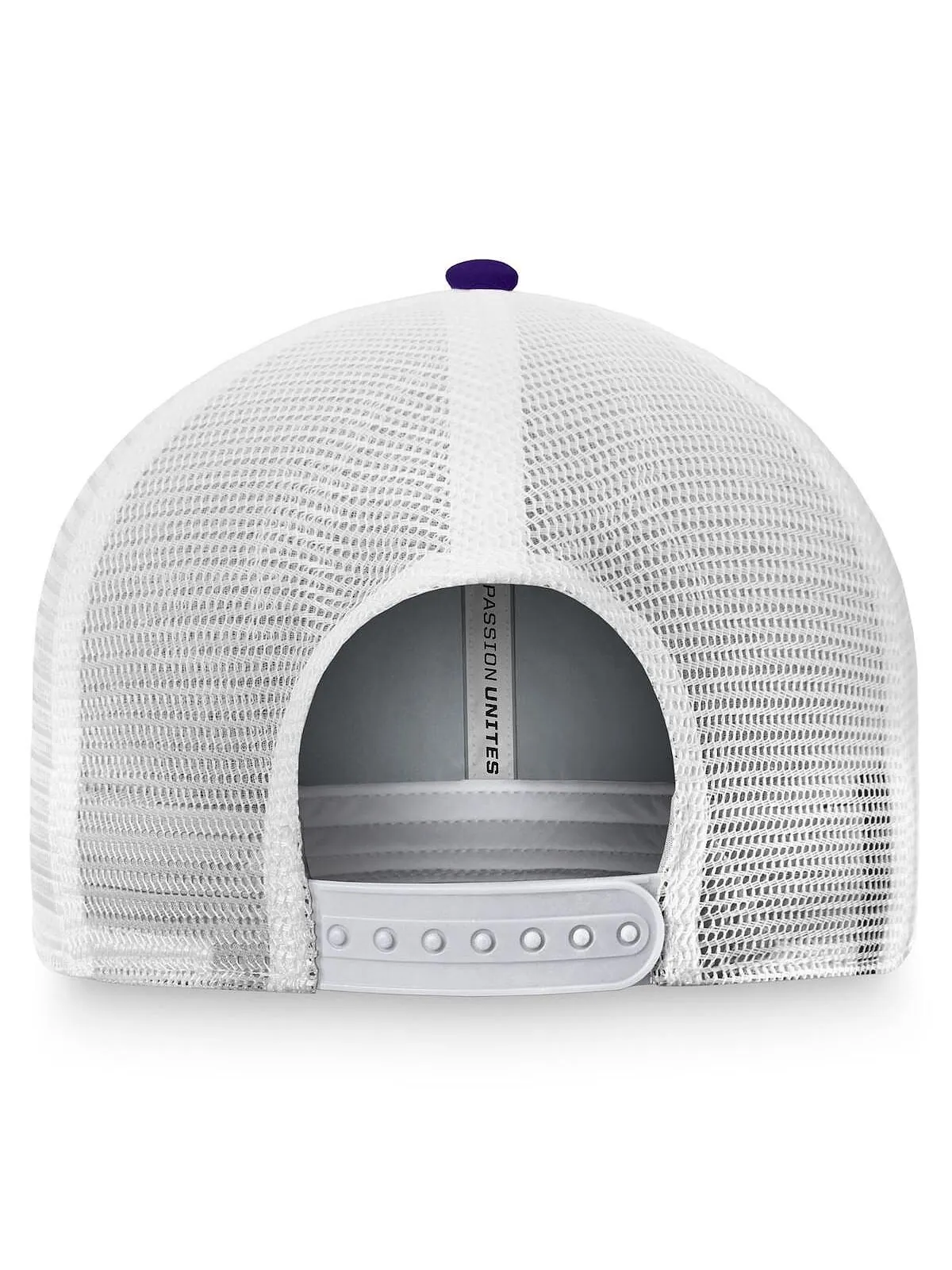 Мужская фиолетово-белая кепка Kansas State Wildcats Breakout Trucker Snapback Top of the World — изображение 3 из 3