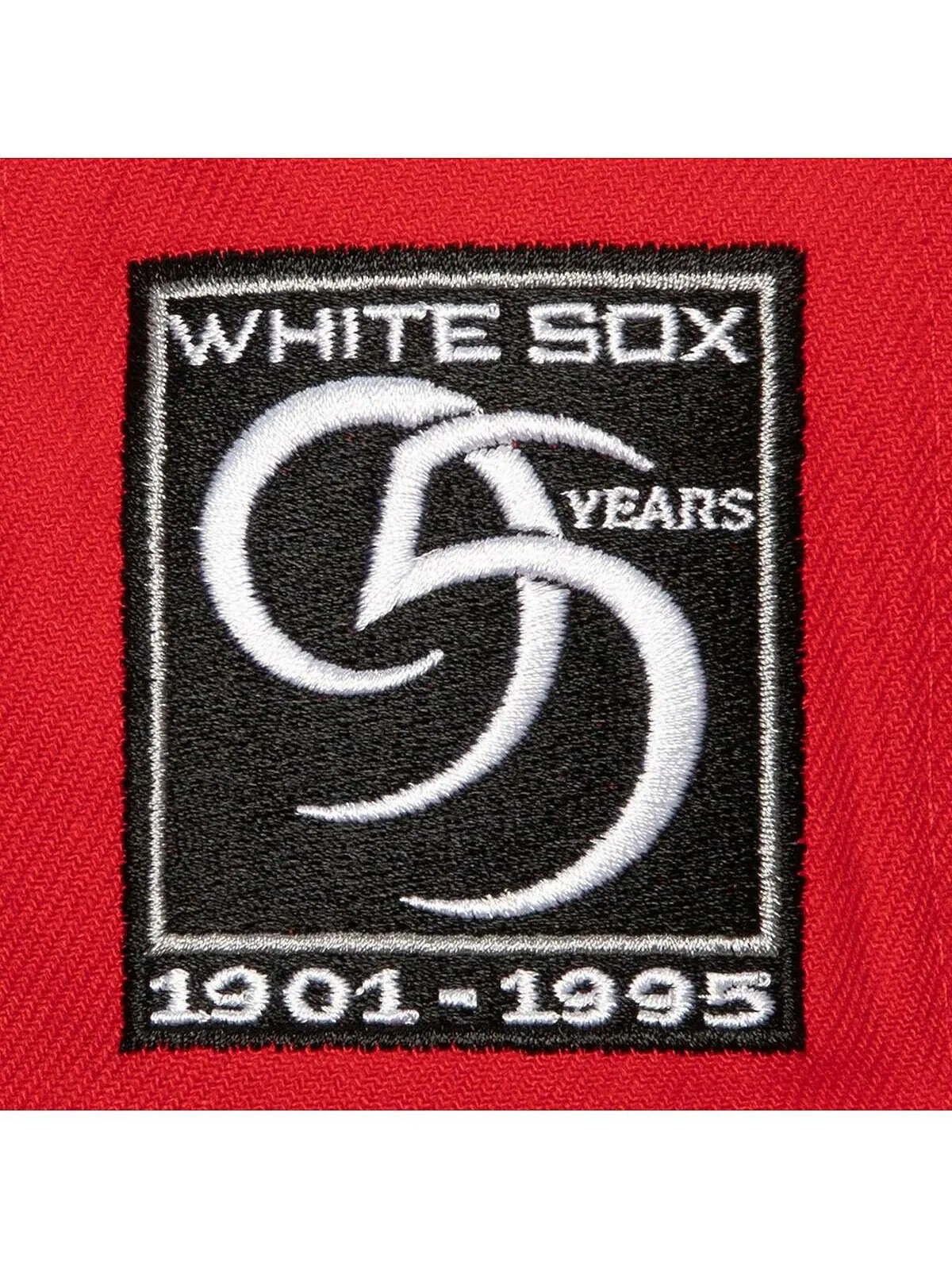 Мужская красная приталенная шляпа Chicago White Sox Bases Loaded Mitchell & Ness — изображение 3 из 4, красный