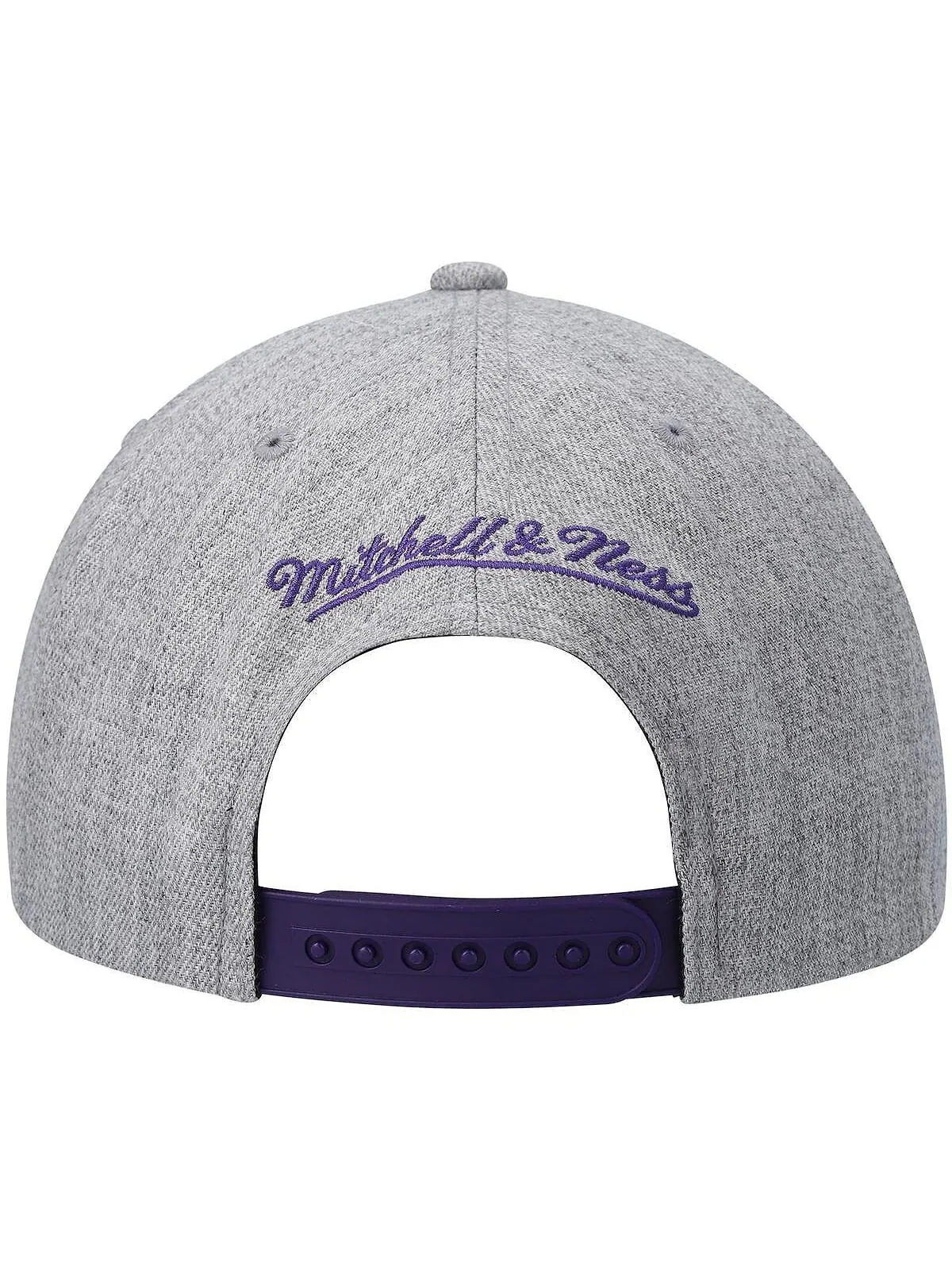 Мужская серая кепка Phoenix Suns 2.0 Snapback с меланжевым рисунком Mitchell & Ness — изображение 4 из 4, серый