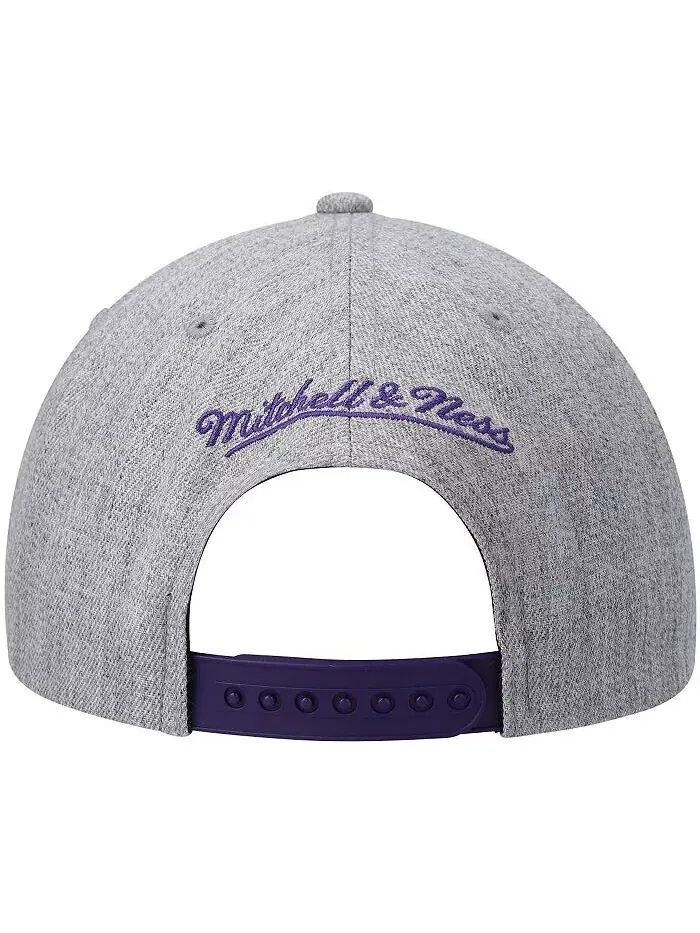 Мужская серая кепка Phoenix Suns 2.0 Snapback с меланжевым рисунком Mitchell & Ness — изображение 4 из 4
