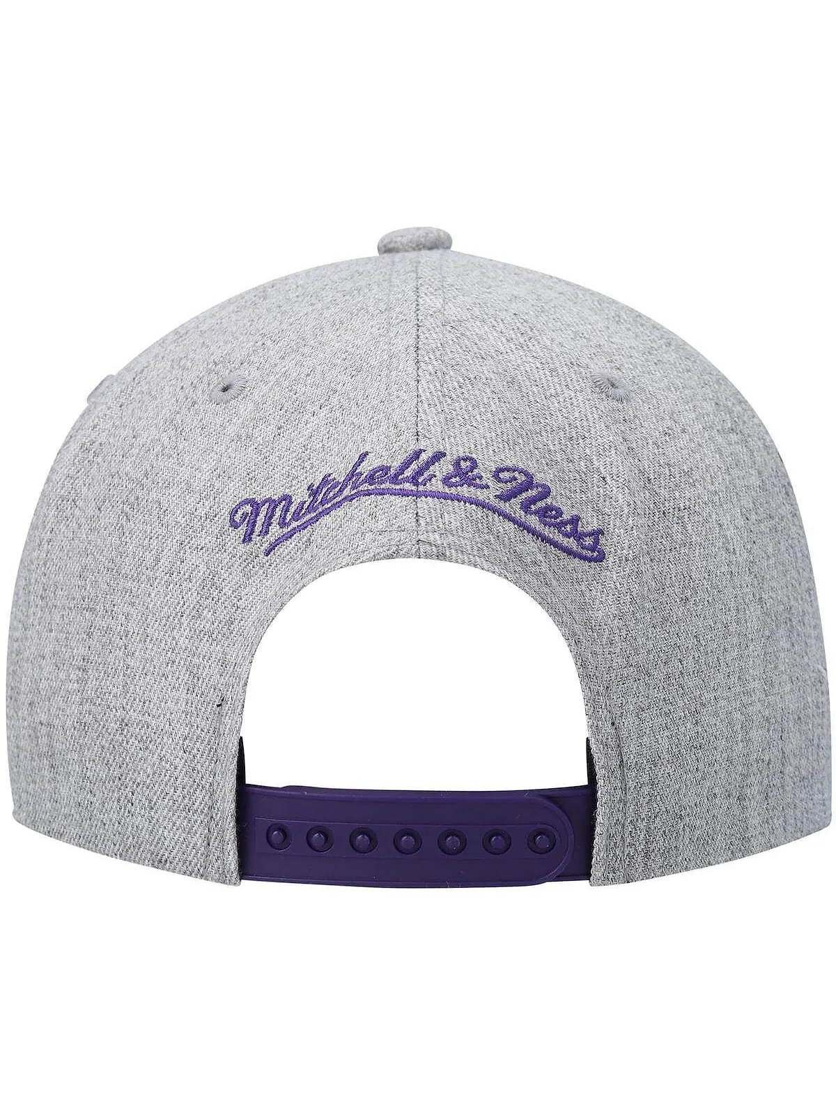 Мужская серая кепка с застежкой Phoenix Suns Hardwood Classics Team 2.0 Snapback Mitchell & Ness — изображение 2 из 4, серый