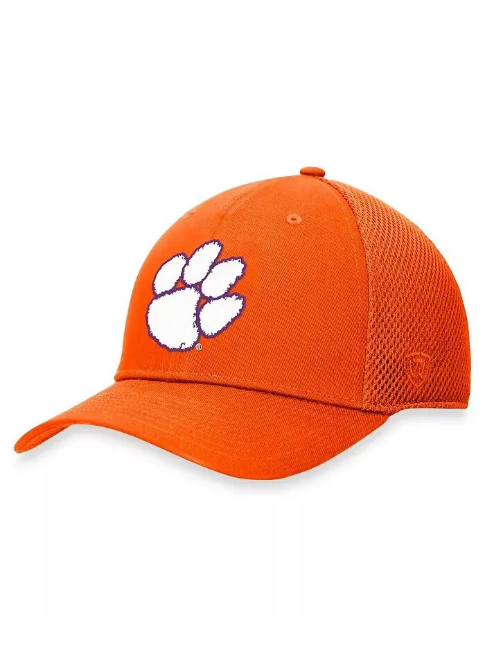Мужская оранжевая кепка Clemson Tigers Spacer Flex Top of the World — изображение 1 из 4