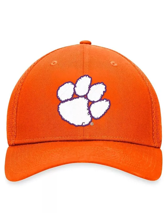 Мужская оранжевая кепка Clemson Tigers Spacer Flex Top of the World — изображение 2 из 4