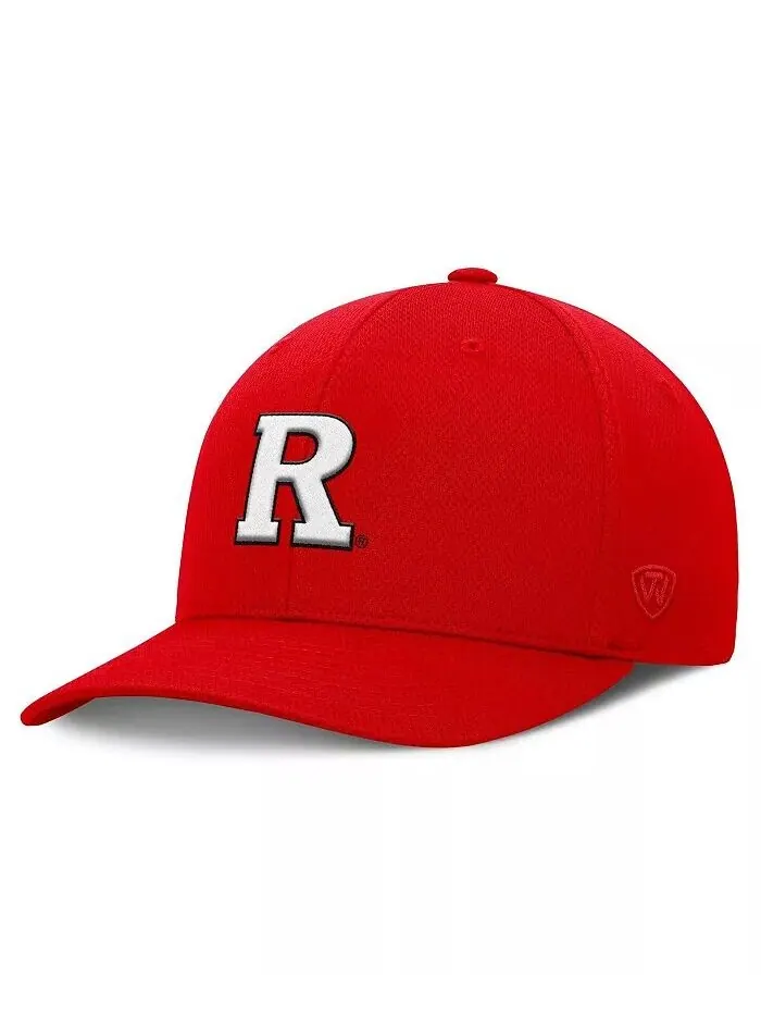Мужская бейсболка Scarlet Rutgers Scarlet Knights Reflex Logo Flex Top of the World — изображение 3 из 4