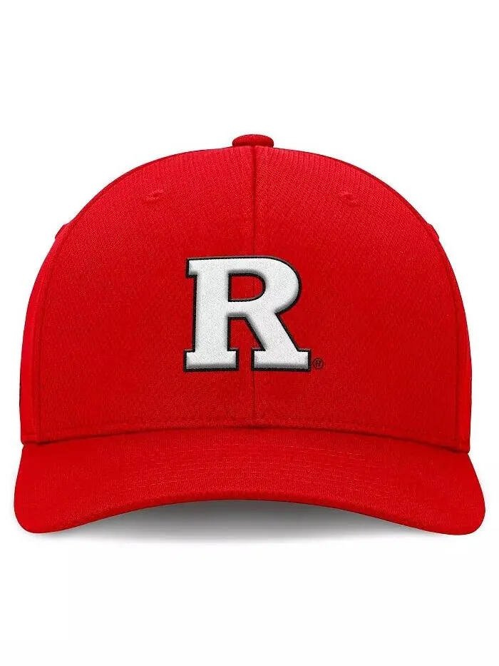Мужская бейсболка Scarlet Rutgers Scarlet Knights Reflex Logo Flex Top of the World — изображение 4 из 4