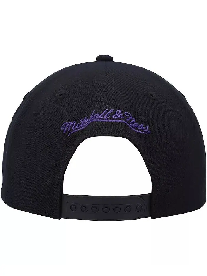 Мужская кепка Snapback Black Phoenix Suns Hardwood Classics MVP Team Script 2.0 Mitchell & Ness — изображение 4 из 4