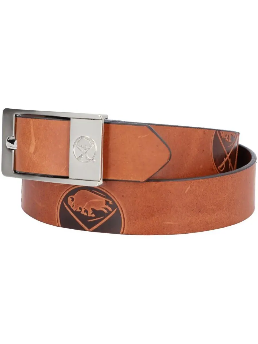 Мужской пояс-брендиш Buffalo Sabres Eagles Wings — изображение 1 из 1, коричневый