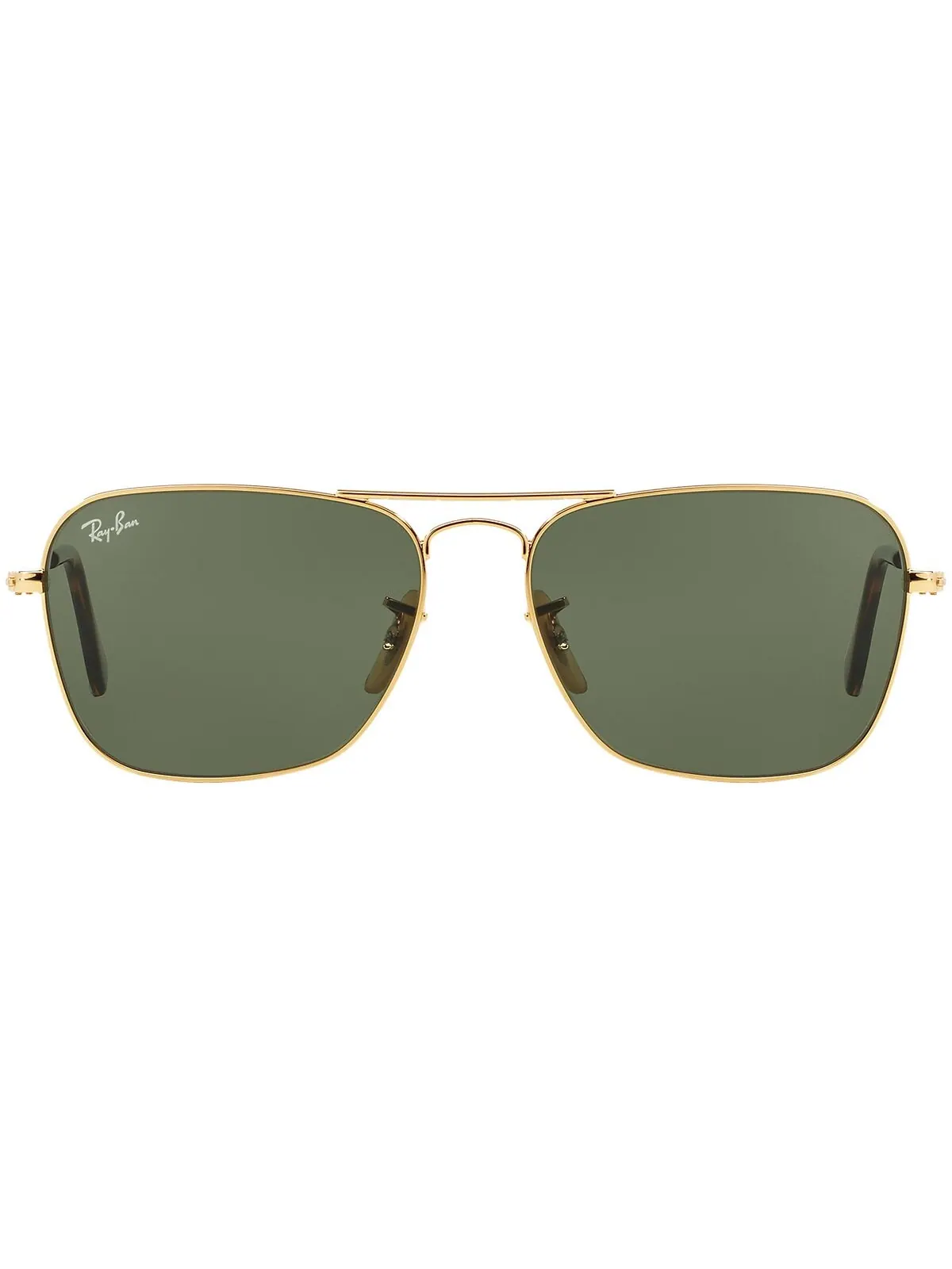 Солнцезащитные очки, rb3136 караван Ray-Ban — изображение 2 из 8, золотистый/зеленый