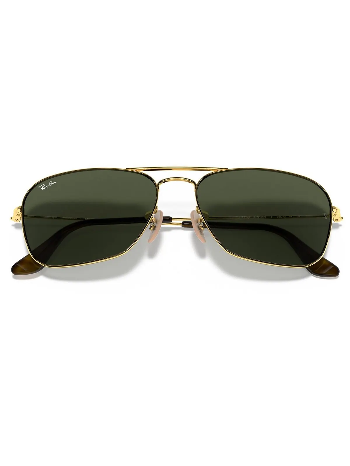 Солнцезащитные очки, rb3136 караван Ray-Ban — изображение 7 из 8, золотистый/зеленый