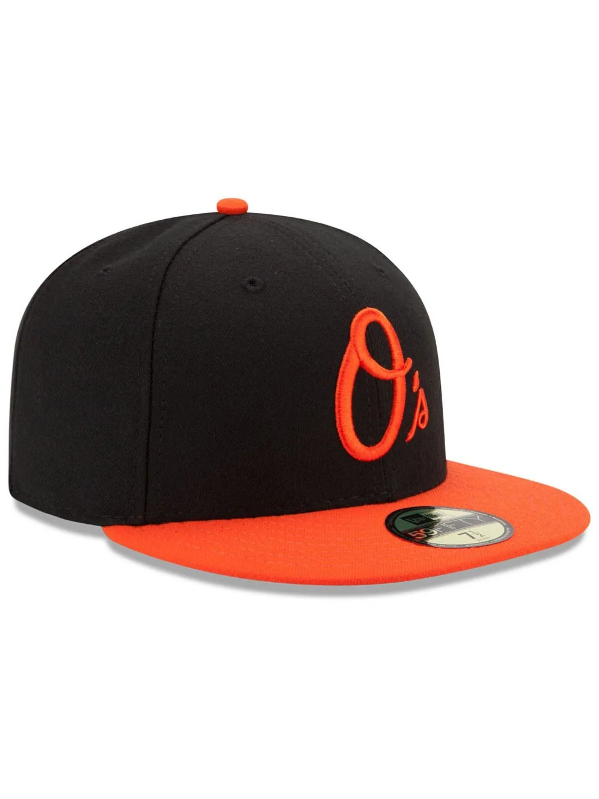 Кепка приталенного кроя Baltimore Orioles Authentic Collection 59FIFTY New Era — изображение 3 из 4, черный/оранжевый