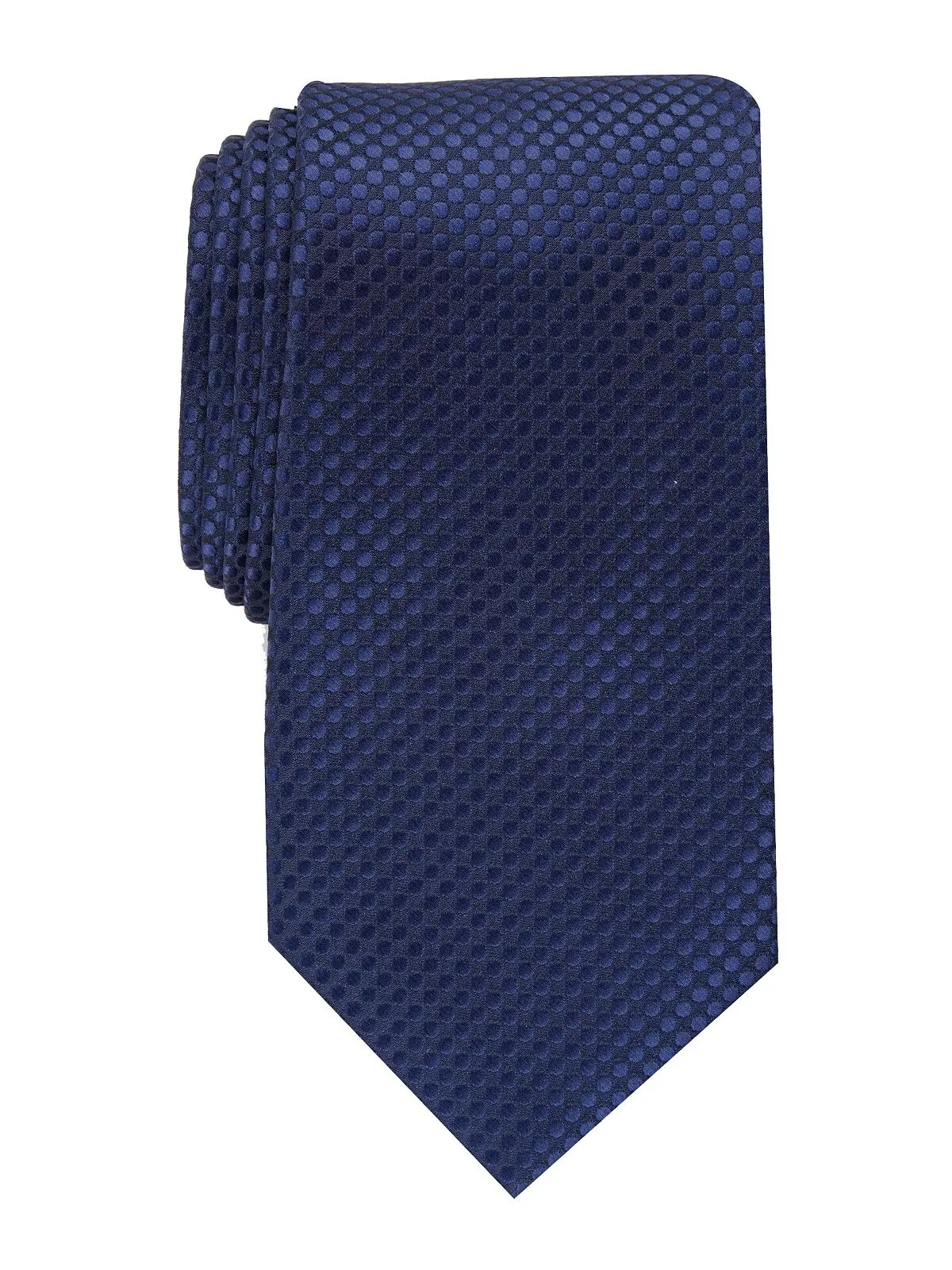 Мужской однотонный галстук Victory Perry Ellis — изображение 1 из 2, темно-синий