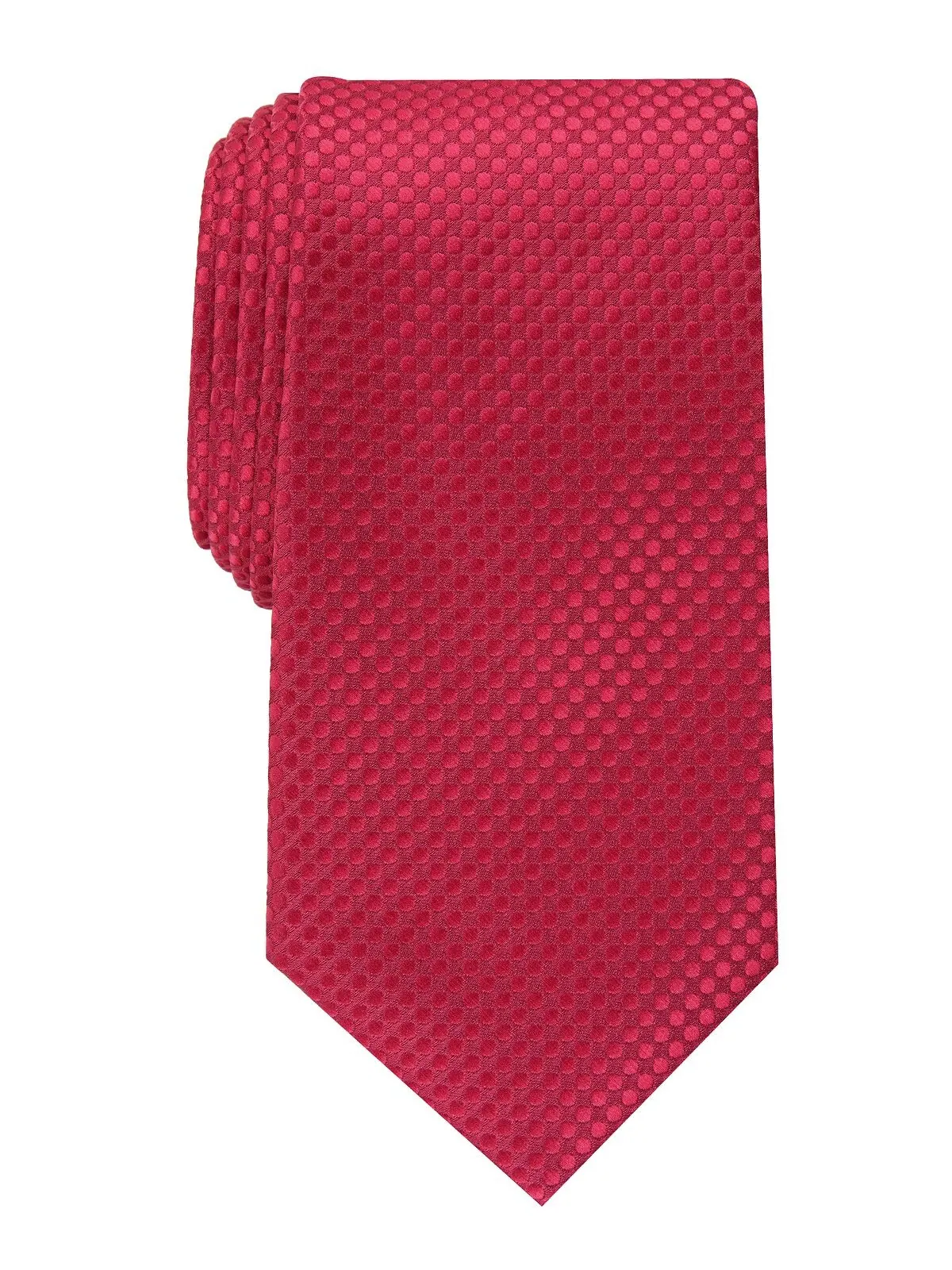 Мужской однотонный галстук Victory Perry Ellis — изображение 1 из 2, красный